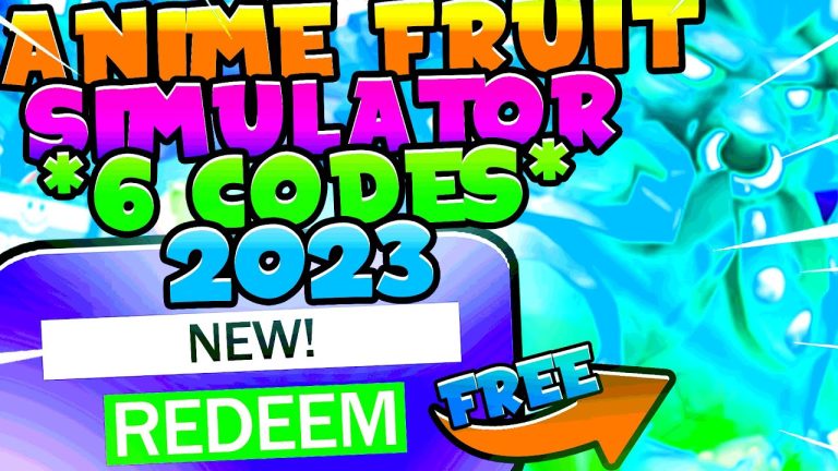 Anime Simulator Fruit Code