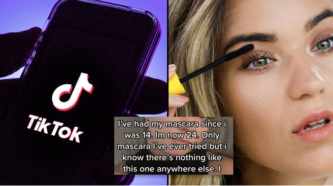 what does mascara trend tiktok meaning