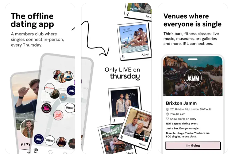 Are you tired of spending endless hours on dating apps with little to show for it? Introducing Thursday – the dating app that shows you who wants to go on a date that day.