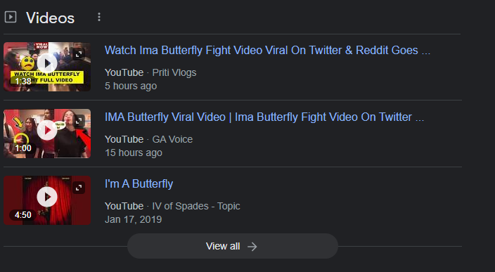 Ima butterfly fight, social media influencer, twitter, reddit, tiktok, viral video, trending, influencer, night, take, best, over, life, video, among, air, cimatti kaiman super 80