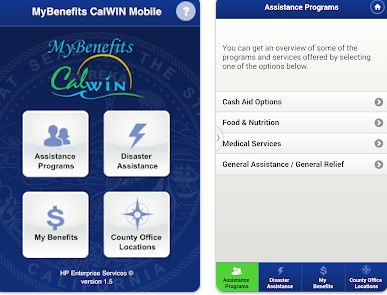 mybenefits calwin mobile app download