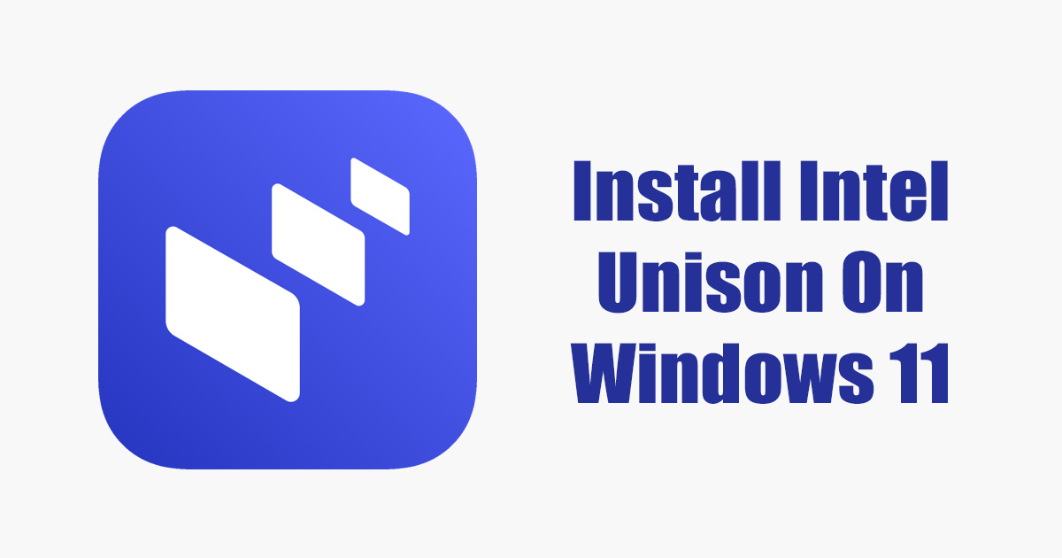 intel unison download windows 10 +11