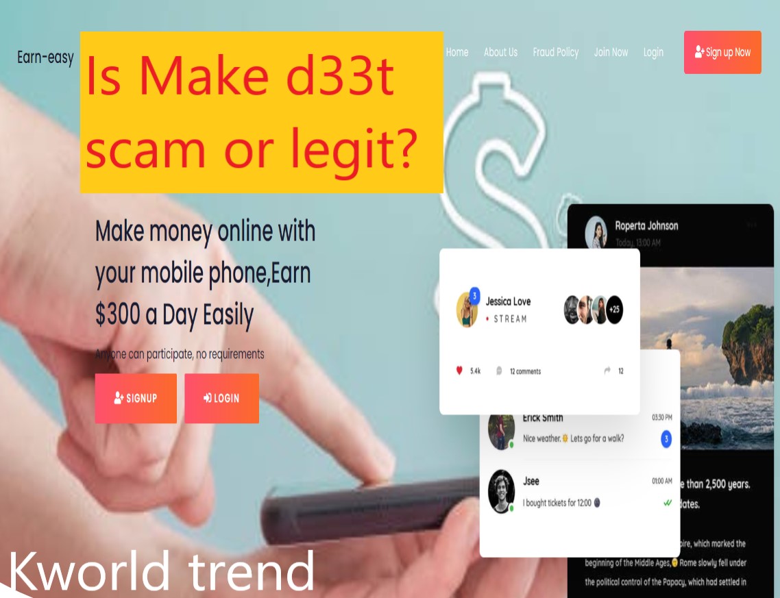 Is Make d33t scam or legit