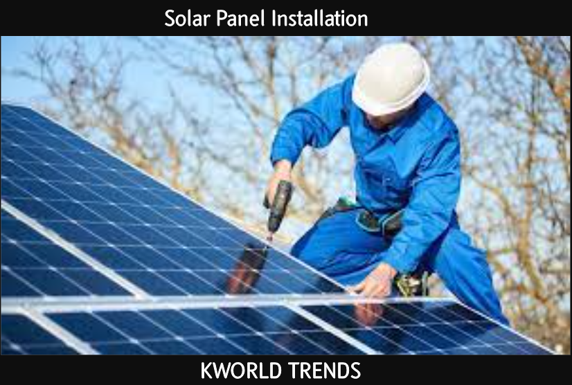 solar panel installation