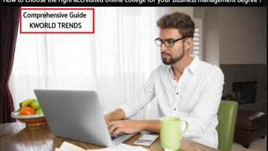 how to choose the right accredited online college for your business management degree