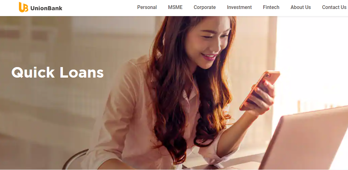 quick loans unionbank