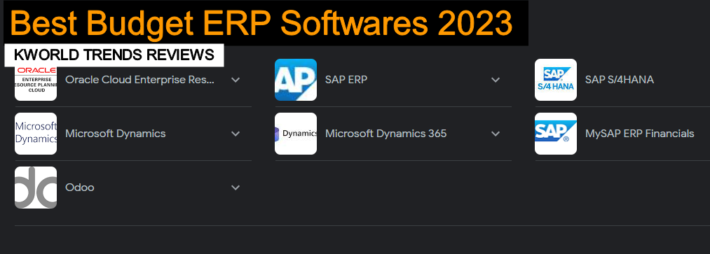 best "budget erp software" 2023
