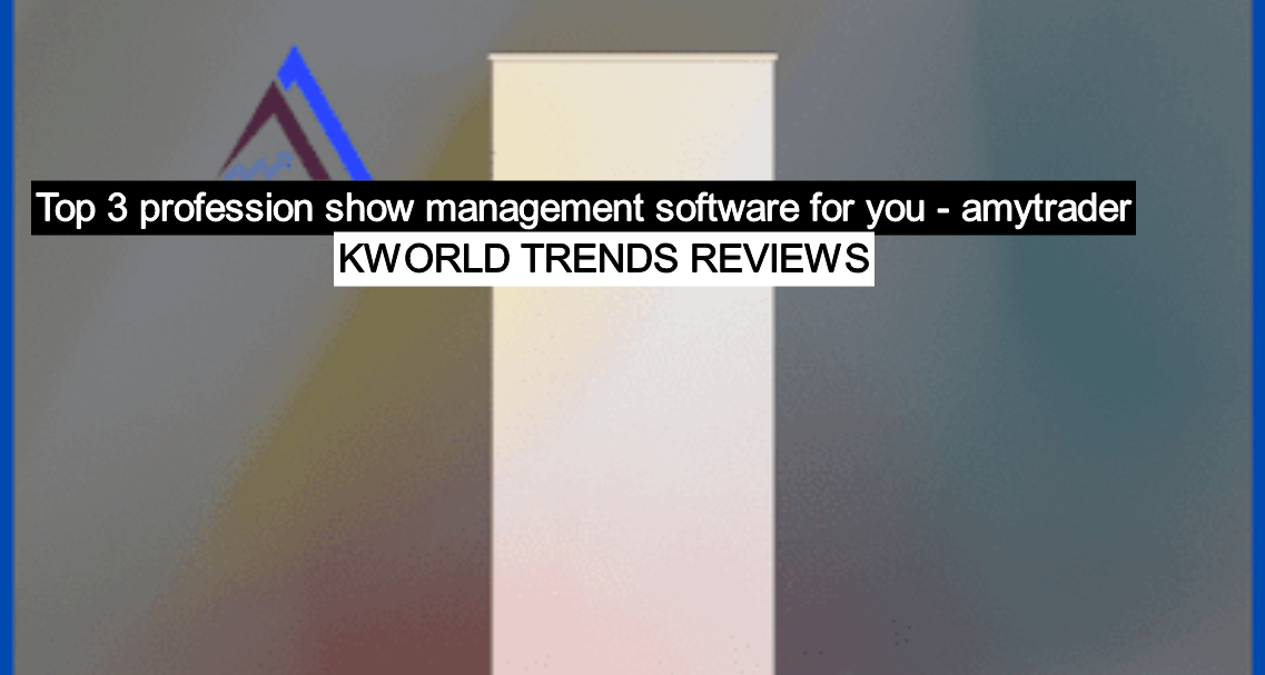 top 3 profession show management software for you amytrader