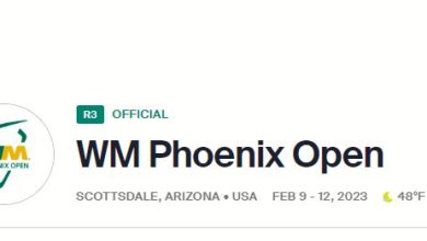 pga tour leaderboard phoenix open tv schedule