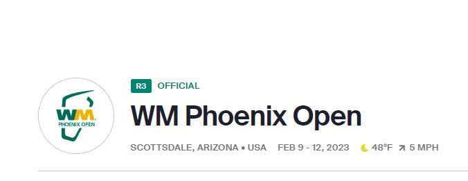 pga tour leaderboard phoenix open tv schedule