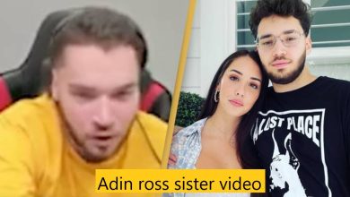 Adin ross sister video