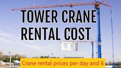 Crane rental prices per day and 6 factors affect rental cost