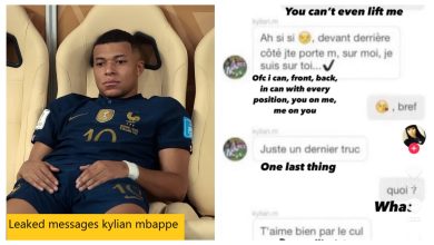 Leaked messages kylian mbappe
