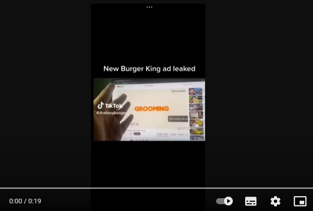 new burger king ad leaked