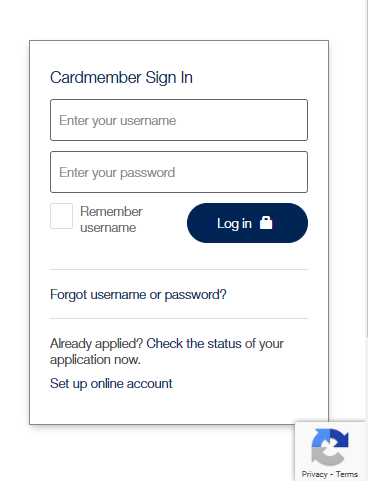 login to gap credit card
