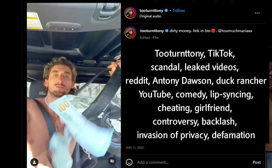 Tooturnttony leaked videos on onlyfans on reddit, who is he? kworld trend