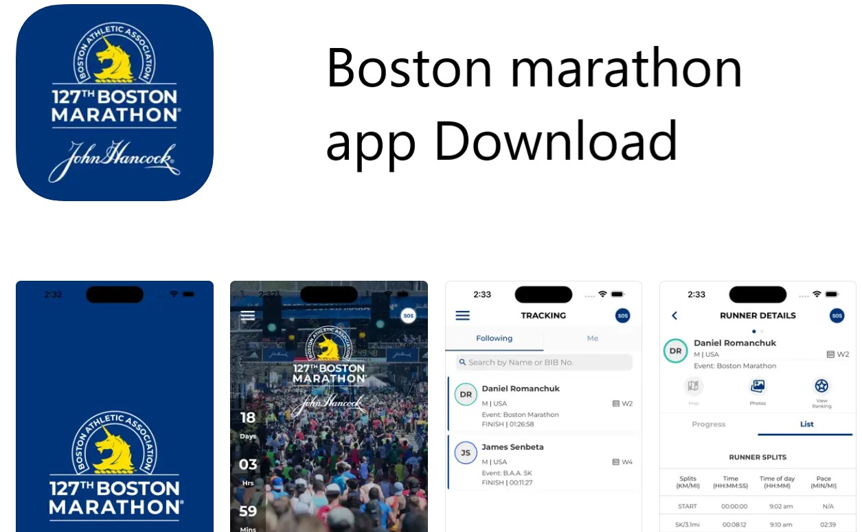 Boston marathon app Download kworld trend