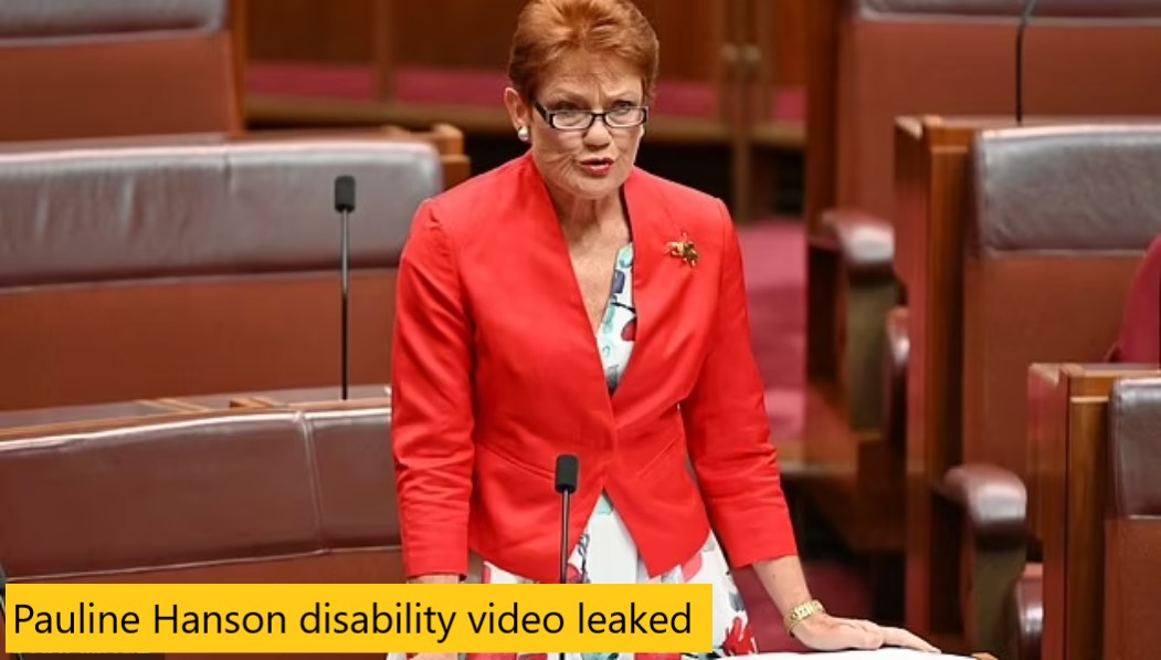Pauline Hanson disability video leaked