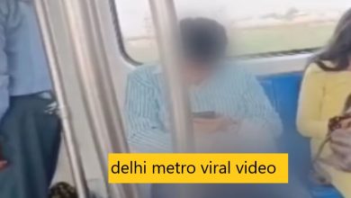 delhi metro viral video