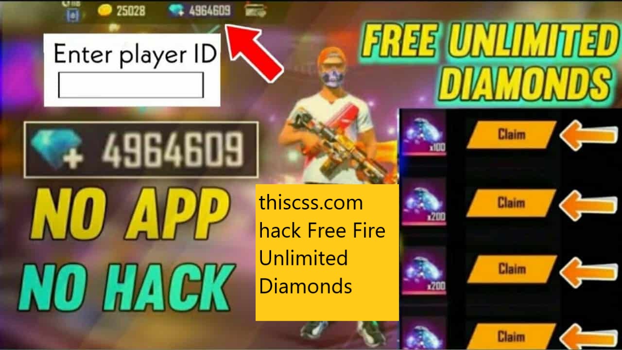 thiscss.com hack Free Fire Unlimited Diamonds