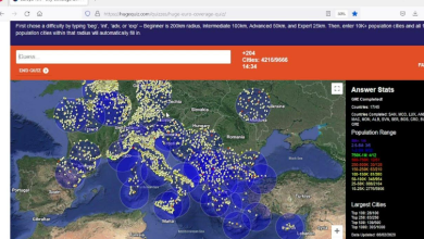 Europe 10k coverage quiz
