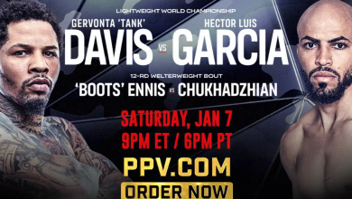 What is davis vs garcia fight card?