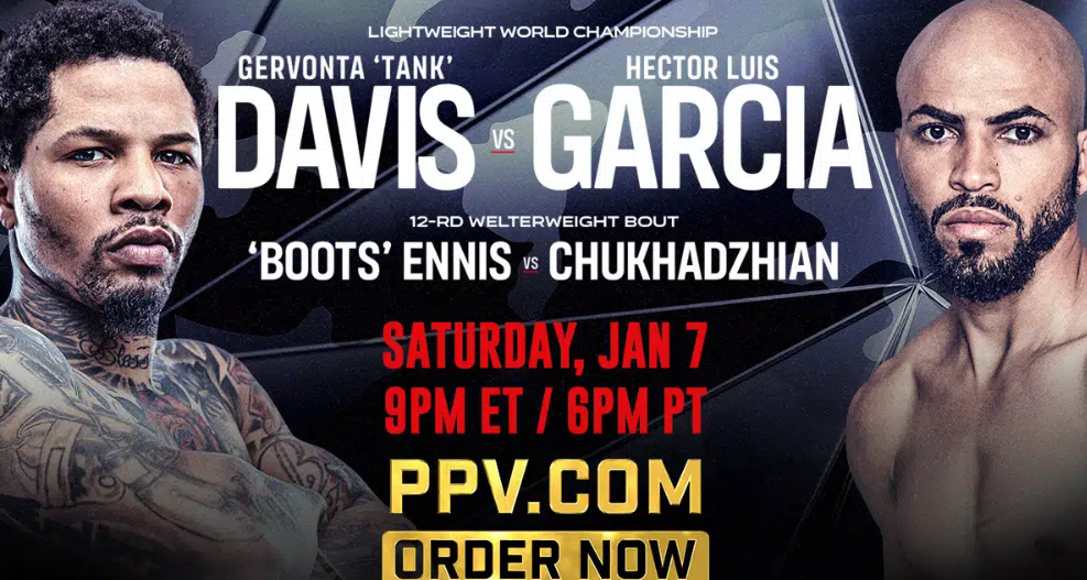 What is davis vs garcia fight card?