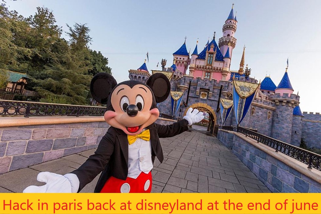 Hack in paris back at disneyland at the end of june