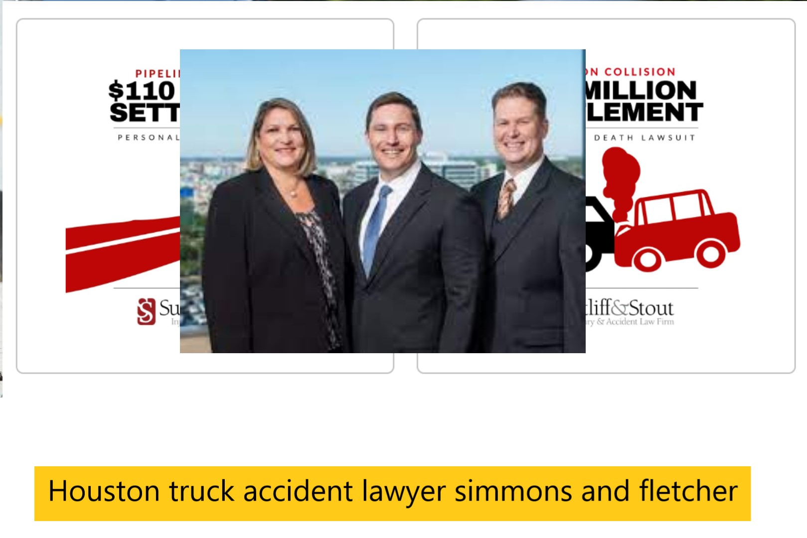 Houston truck accident lawyer simmons and fletcher