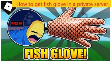 How to get fish glove in a private server