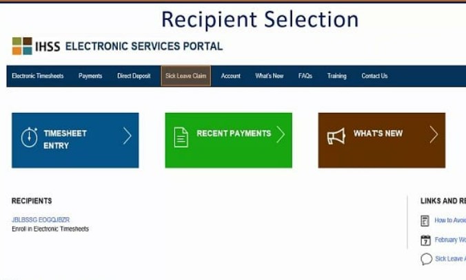 IHSS Login : www.etimesheets.ihss.ca.gov Register and Phone Number