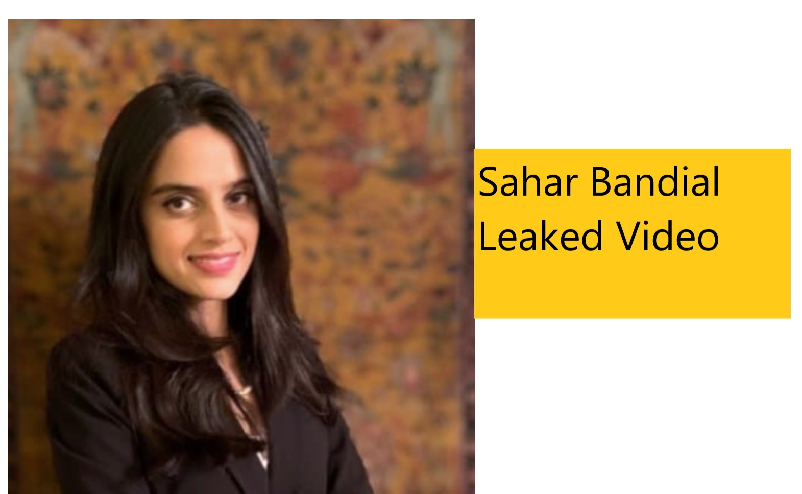 Sahar Bandial Leaked Video
