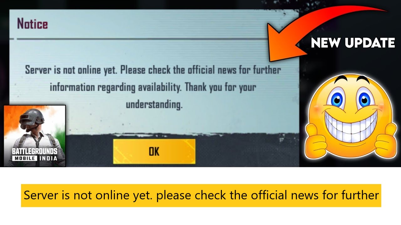 Server is not online yet. please check the official news for further