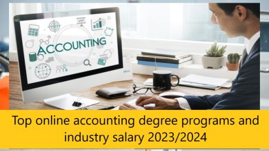 Top online accounting degree programs and industry salary 2023/2024