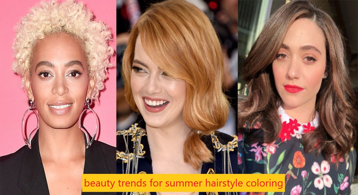 beauty trends for summer hairstyle coloring