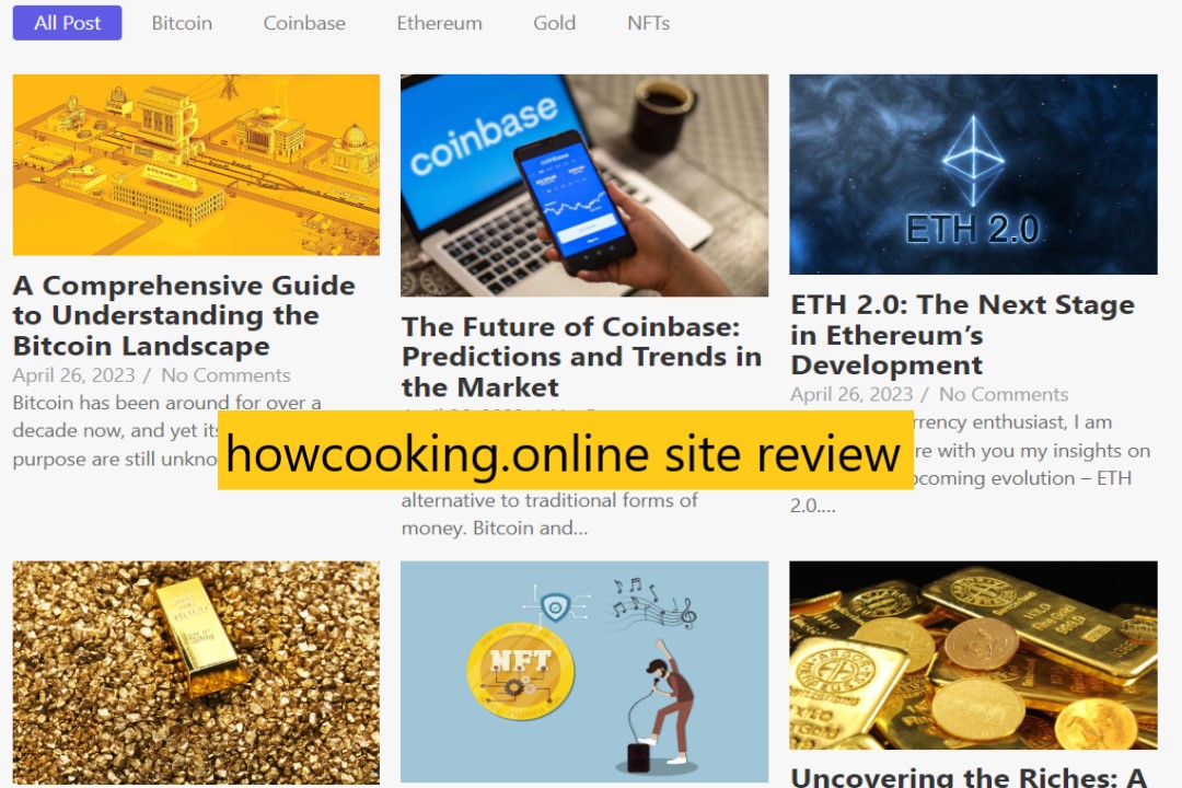 howcooking.online site review