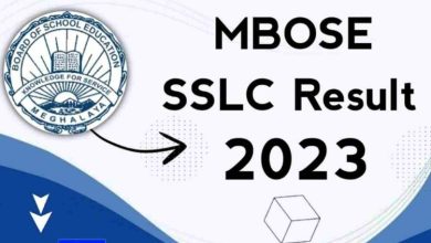 MBOSE SSLC Result 2023 Link