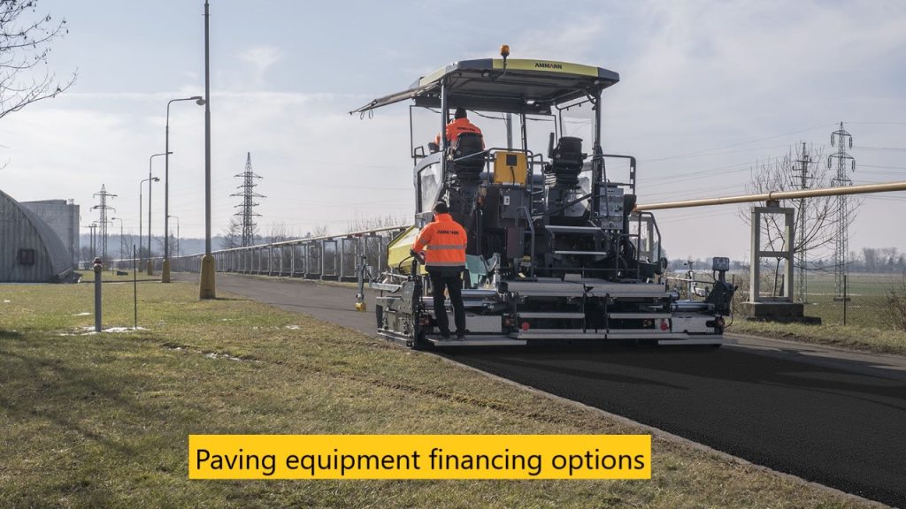 paving equipment financing options