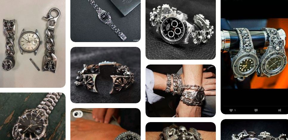 chrome hearts rolex jewelry