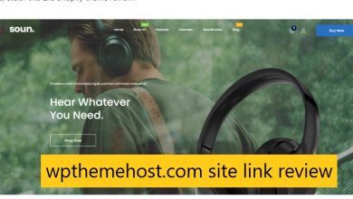 wpthemehost.com site link review