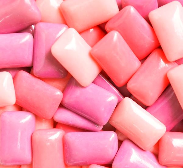 Gum without aspartame or xylitol