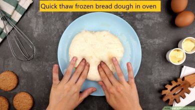 Quick thaw frozen bread dough in oven