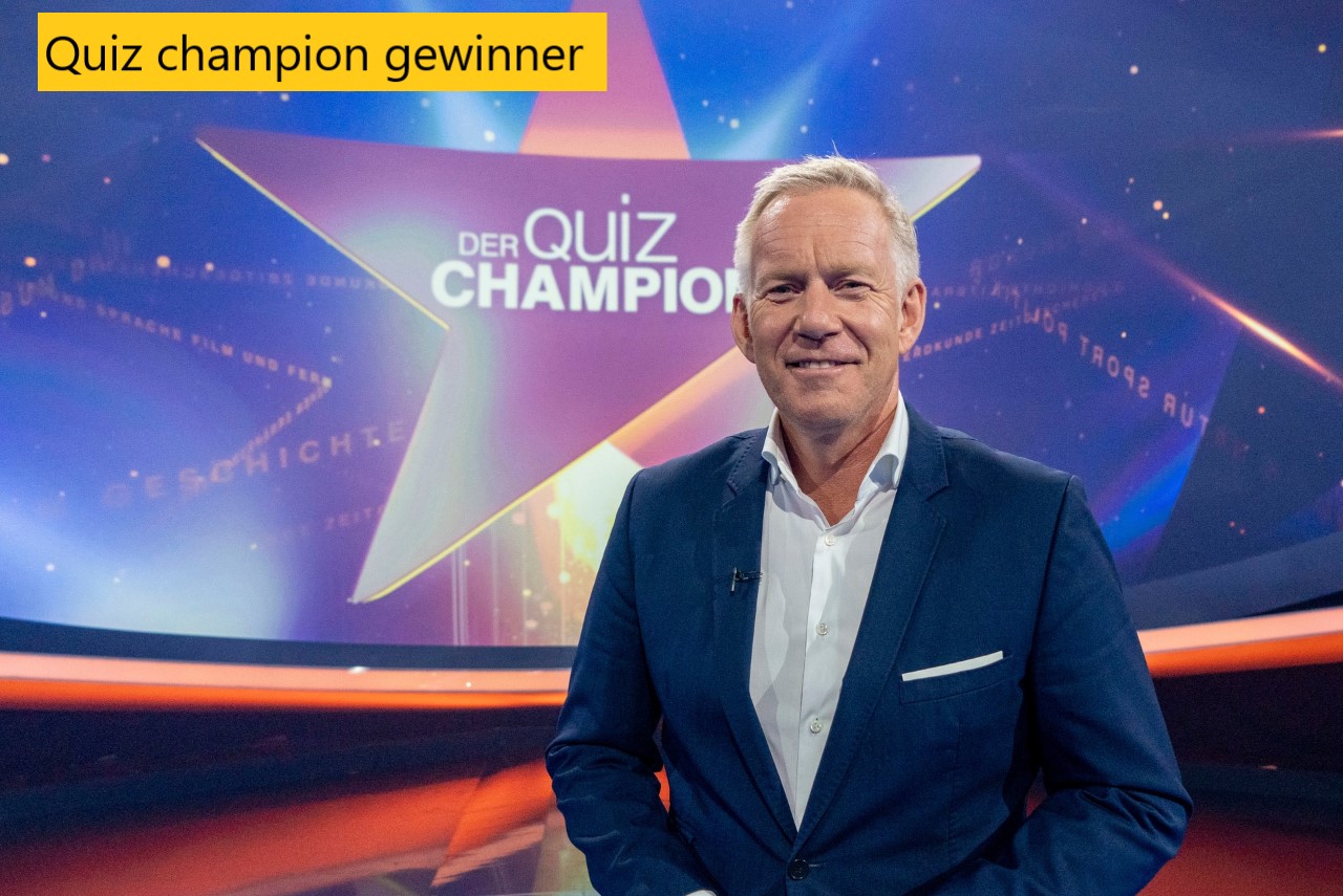 Quiz champion gewinner