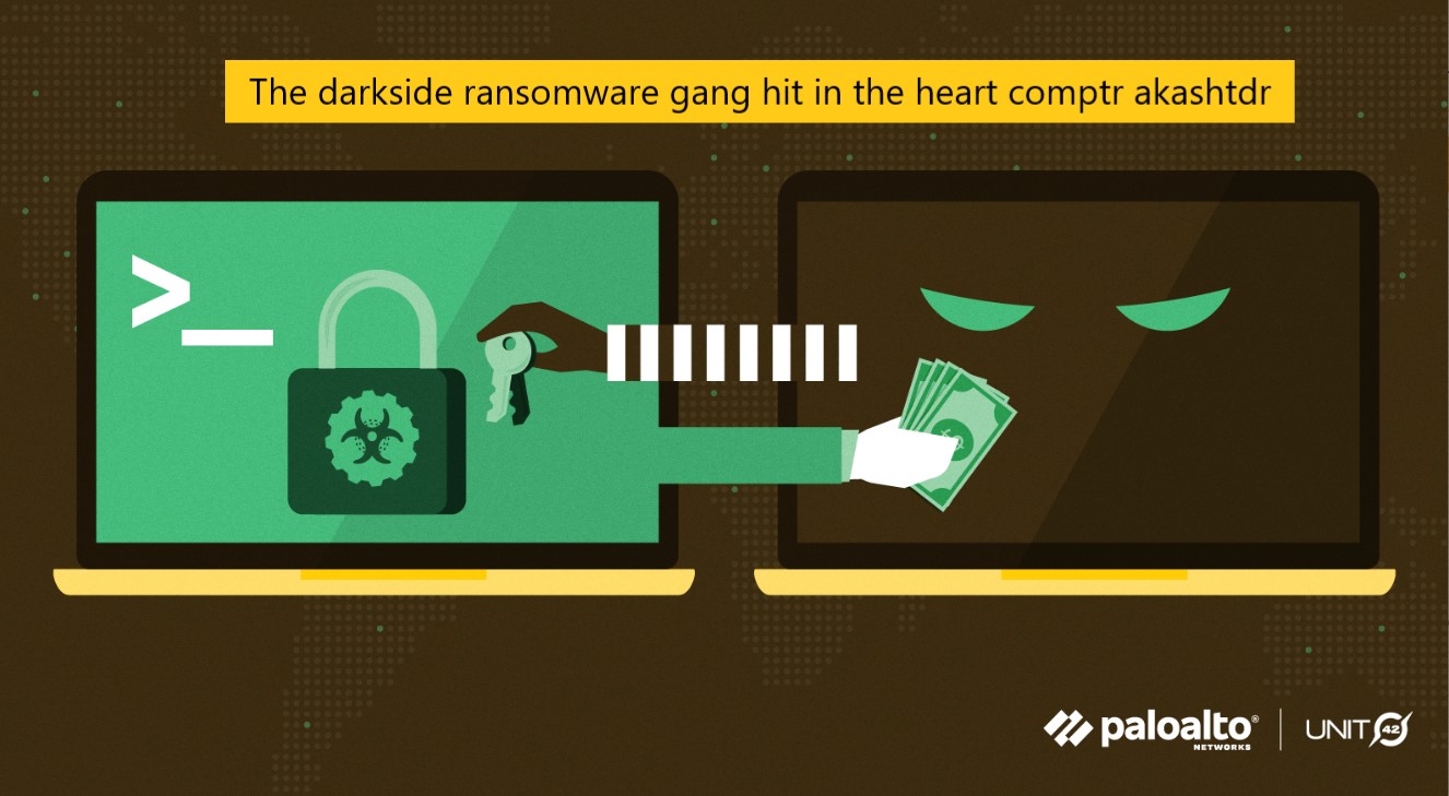 The darkside ransomware gang hit in the heart comptr akashtdr