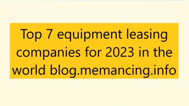Top 7 equipment leasing companies for 2023 in the world blog.memancing.info