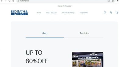 Wallisr.shop Reviews: Scam Bed Bath and Beyond