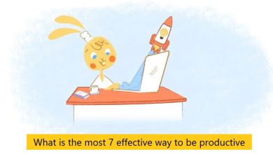 What is the most 7 effective way to be productive
