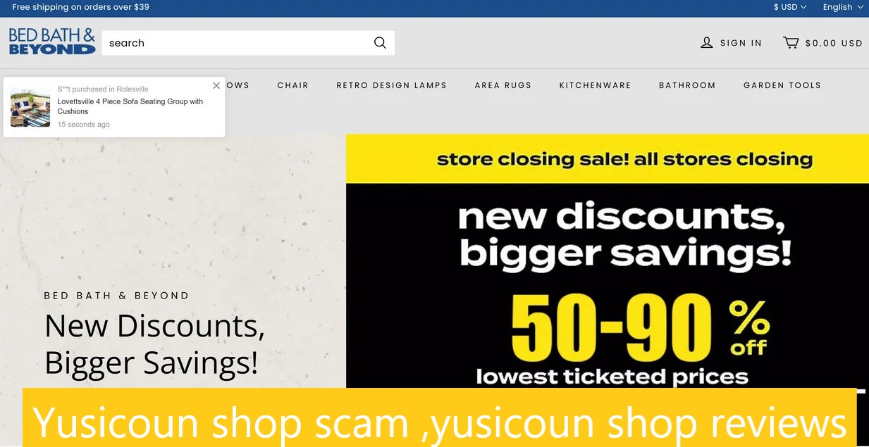Yusicoun shop scam ,yusicoun shop reviews