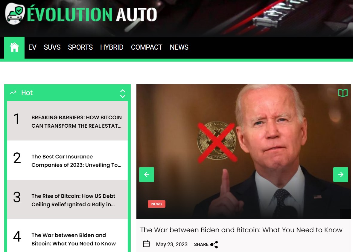 Evolution-auto.com Link Review