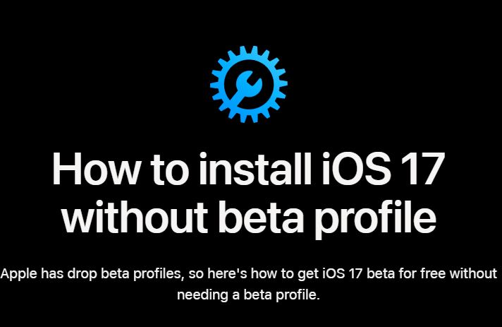 ios 17 developer beta profile download free